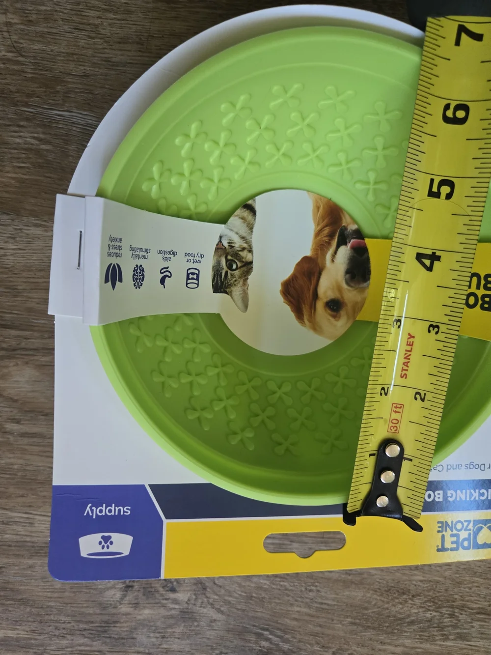 Boredom Buster Lime Green Calming Licking Bowl- 2 Pack